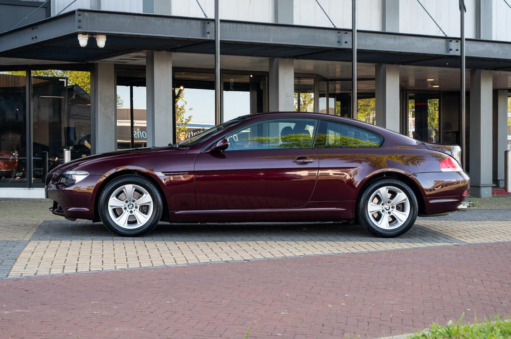 BMW 6 Serie 630i (bj 2006, automaat), Auto's, BMW, Automaat, 4 zetels, Gebruikt, Zwart