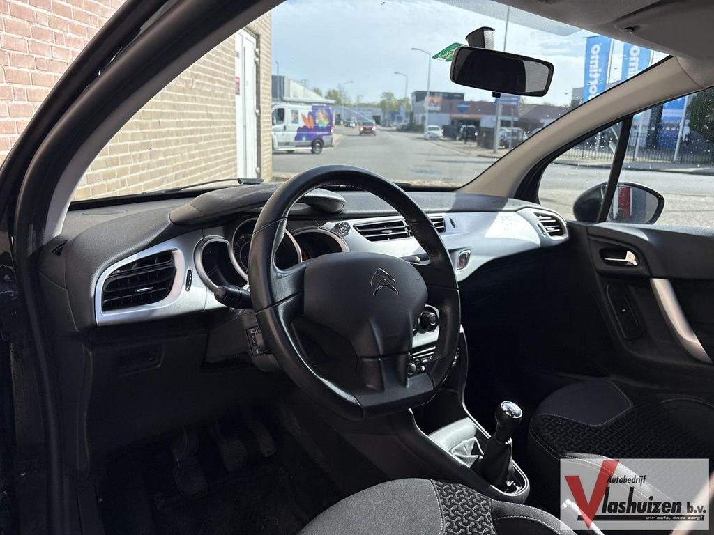 Citroen C3 1.6 e-HDi Dynamique | Cruise | Airco | Trekhaak |, Auto's, Zwart, Emergency brake assist, Te koop, Stadsauto