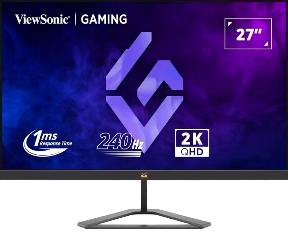 ViewSonic VX2758A-2K-PRO-3 Gaming Monitor 27 Inch 240 Hz WQH, Ophalen, HDMI, Gaming, IPS