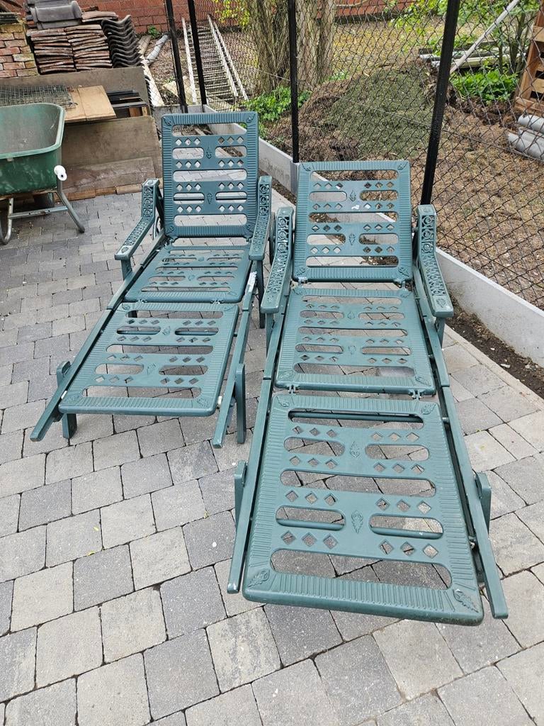 Ligzetel smeedijzer, Tuin en Terras, Ophalen, Metaal