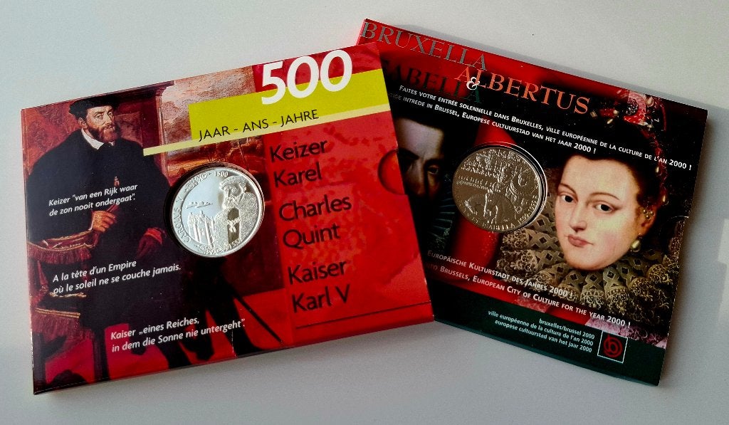 Bel ensemble de pièces en argent du millénaire de 500 francs, Timbres & Monnaies, Enlèvement ou Envoi, Argent, Série, Argent