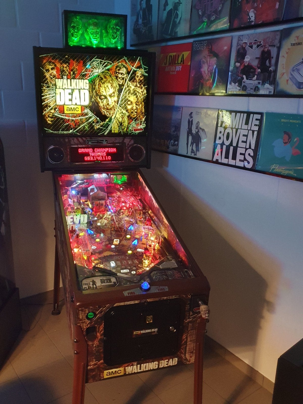 The Walking Dead LE met Topper, Collections, Enlèvement, Flipper (jeu), Stern, Imprimante matricielle