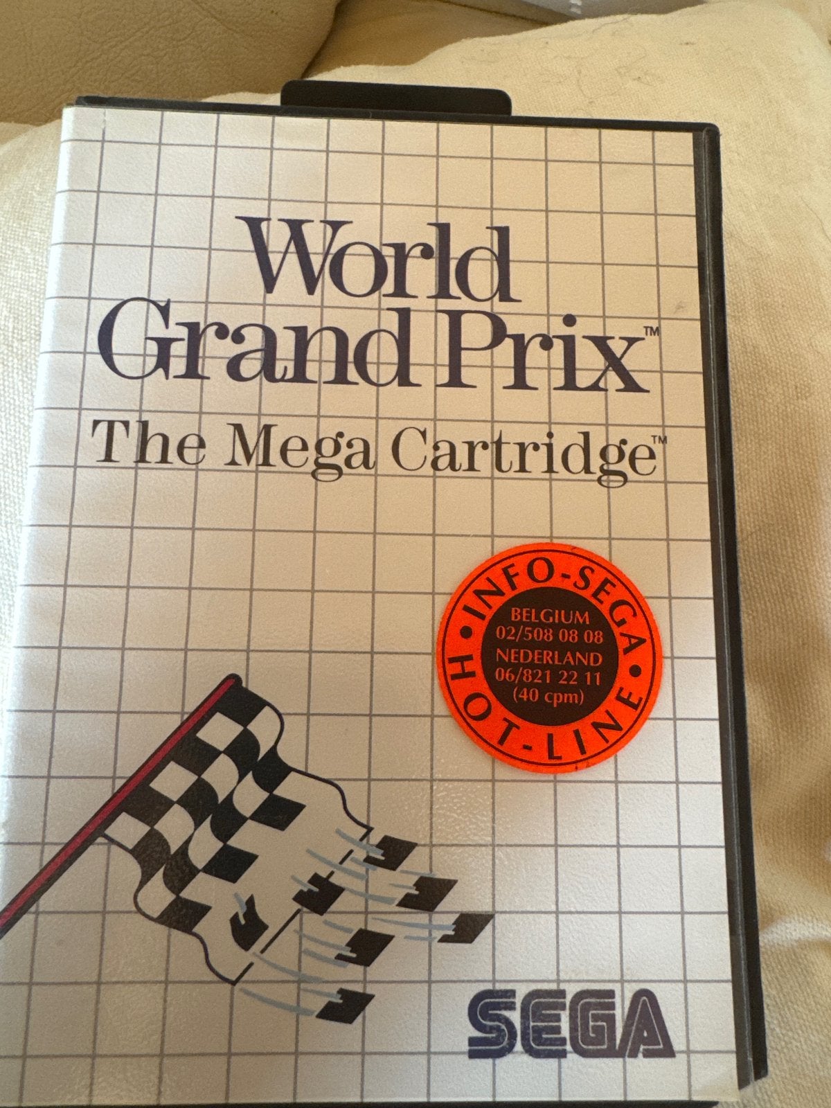 Jeux world grand prix pour sega mastersystem, Games en Spelcomputers, Ophalen, Zo goed als nieuw, Master System