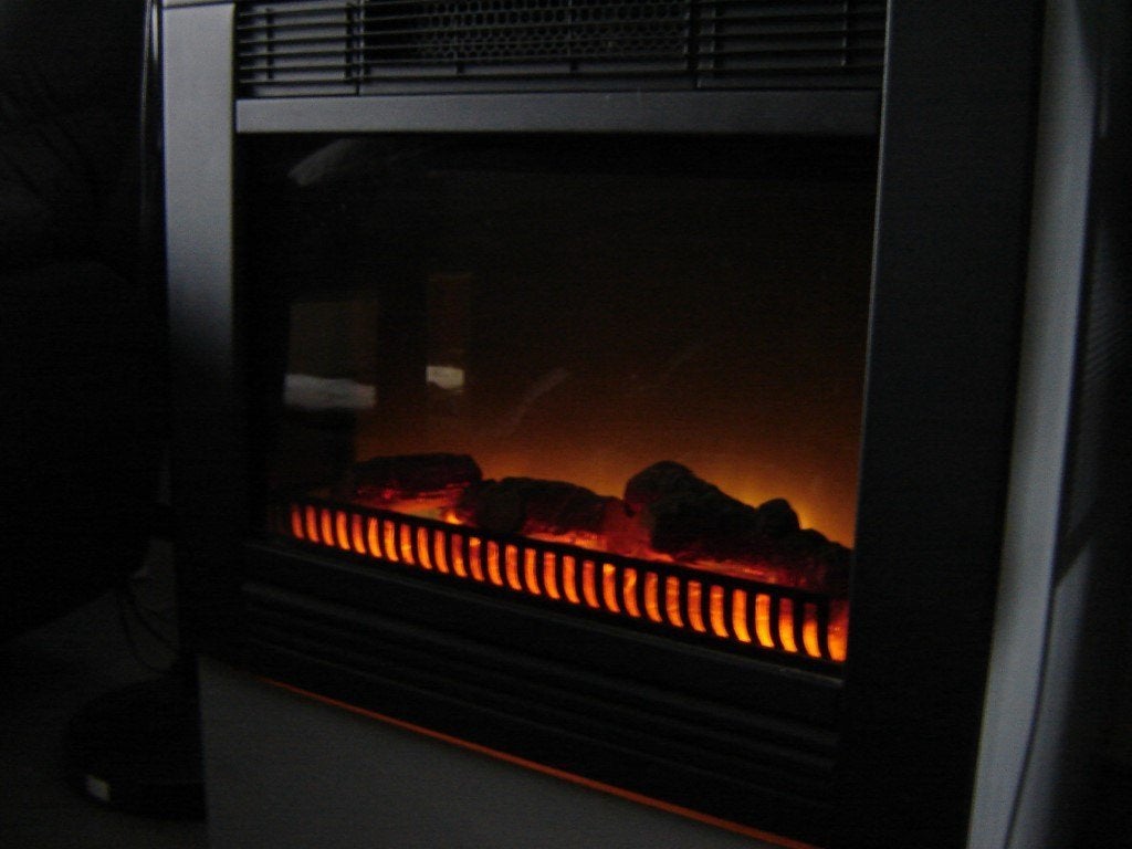 Elektrische inbouw sfeerhaard, Ophalen, Zo goed als nieuw