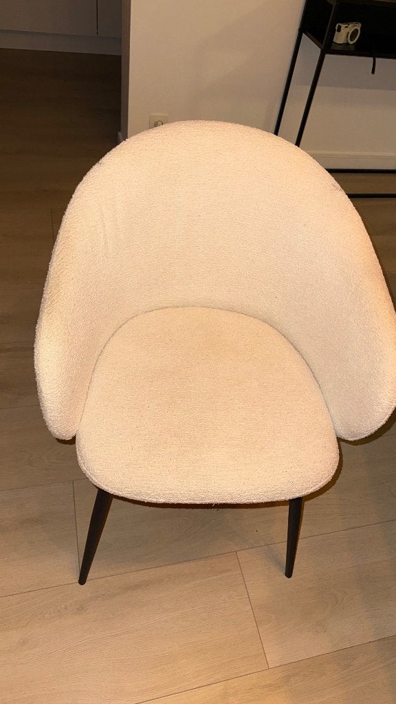 Stoelen, Huis en Inrichting, Stoelen, Ophalen, Zo goed als nieuw, Vier, Wit