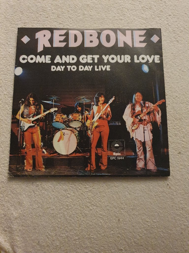 S - Redbone – Come And Get Your Love - 1973, Cd's en Dvd's, 7 inch, Ophalen of Verzenden, Zo goed als nieuw, EP