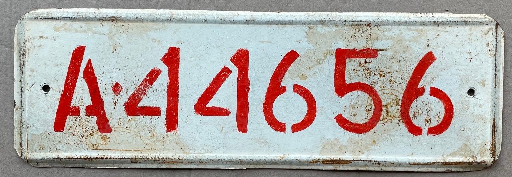 nummerplaat nummerplaten BULGARIJE plaque immatriculation, Verzamelen, Ophalen of Verzenden, Gebruikt
