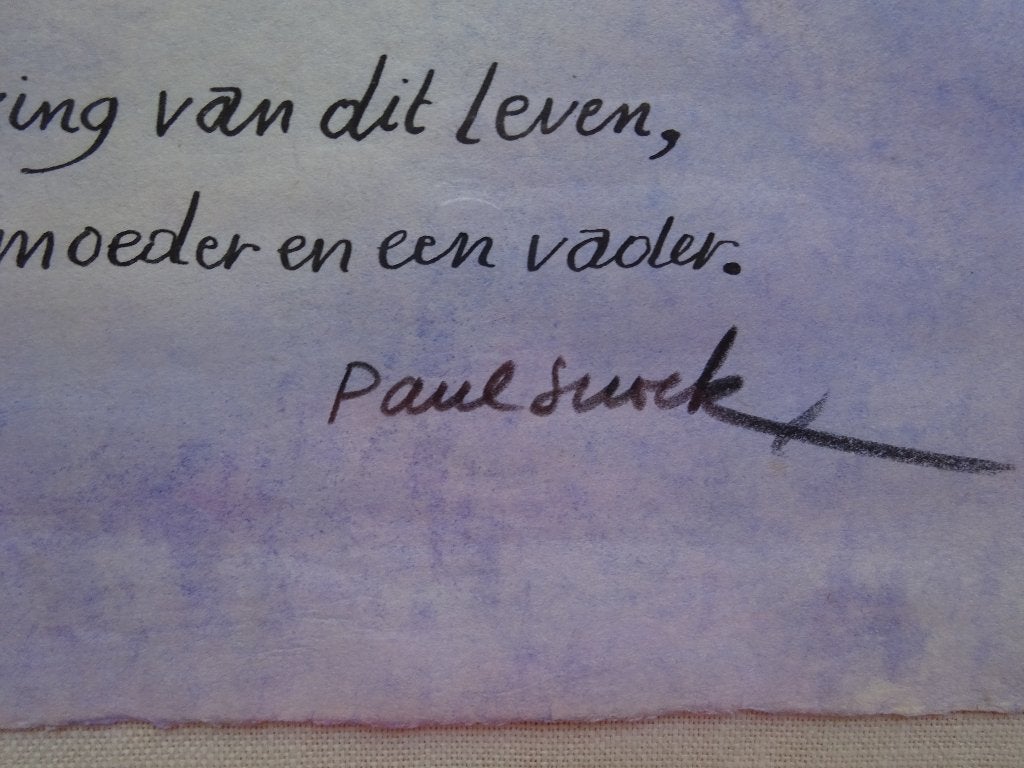 Paul Snoek, Litho, 23/200, Ademen, 55 x 42 cm, Antiquités & Art, Art | Lithographies & Sérigraphies, Édition limitée, Enlèvement