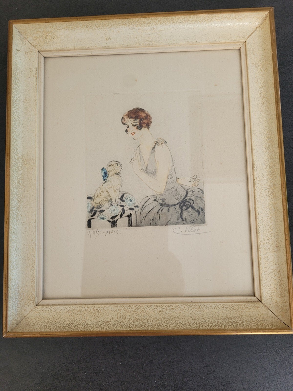 gravure de César Vilot, Enlèvement ou Envoi