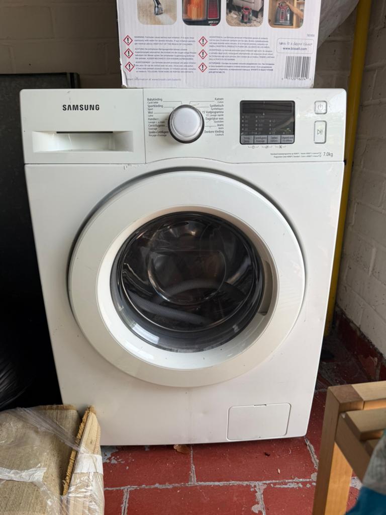Wasmachiene samsung, Gebruikt, Bovenlader, Ophalen of Verzenden, 85 tot 90 cm