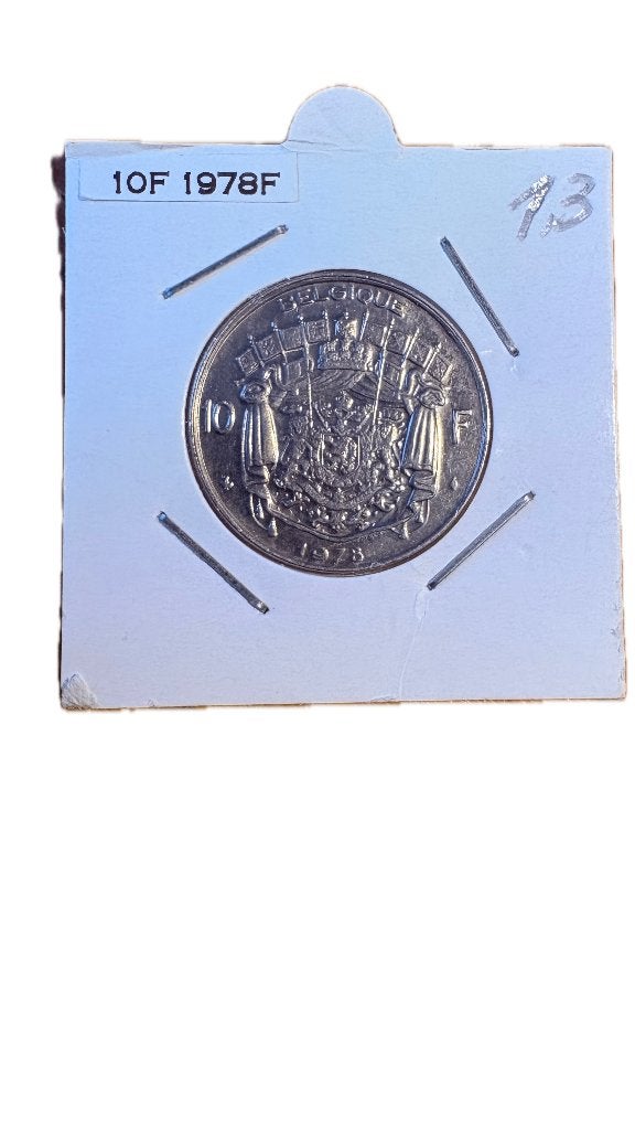 BAUDOUIN I : 10 FRANCS 1978F, Timbres & Monnaies, Enlèvement ou Envoi
