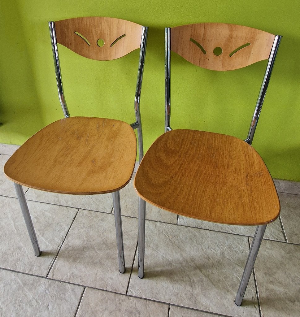 2 keukenstoelen, Huis en Inrichting, Stoelen, Ophalen, Gebruikt, Twee, Overige kleuren