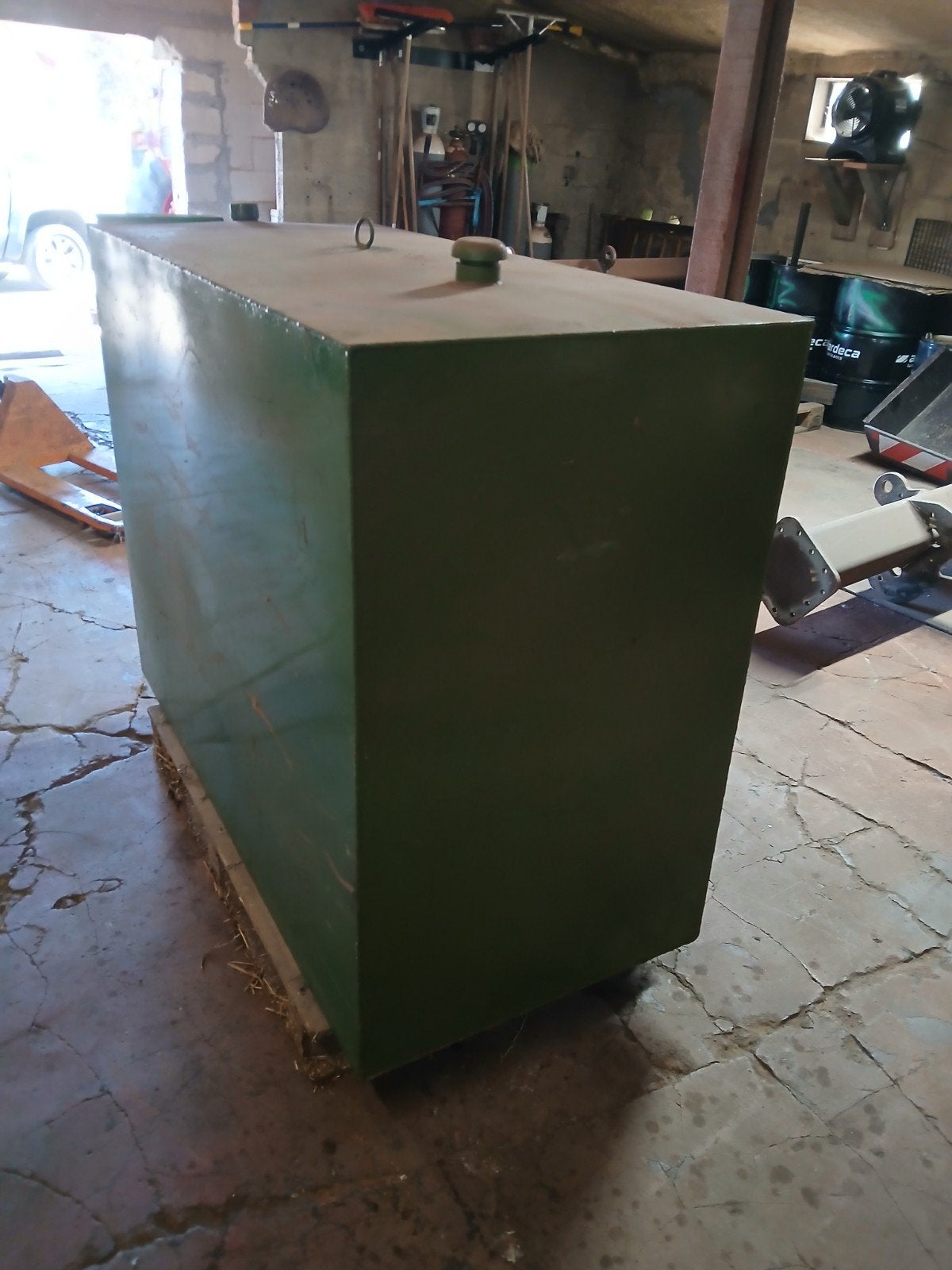opslag tank, Ophalen