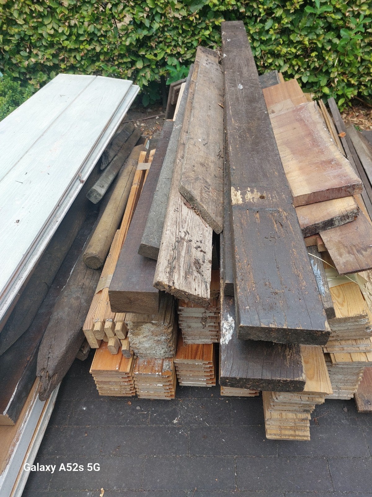hout voor te timmeren, Tuin en Terras, Ophalen