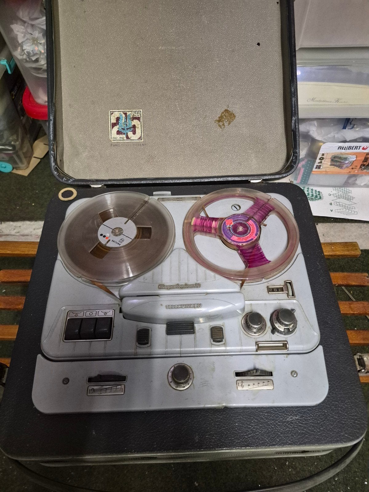 bandrecorder telefunken magnetophone 85, Audio, Tv en Foto, Ophalen, Bandrecorder