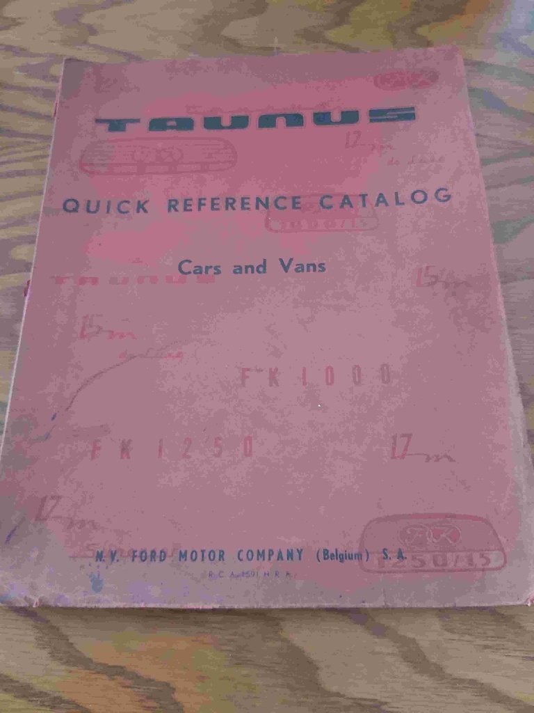 Voiture Auto Fabriek USA FORD Taunus Weg Familie Kind, Ophalen of Verzenden, Ford