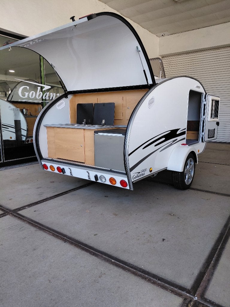 Teardrop caravan Gobanna 1500 Brake 12-2025, Vast bed, IJmuiden, Tot en met 2, Bedrijf