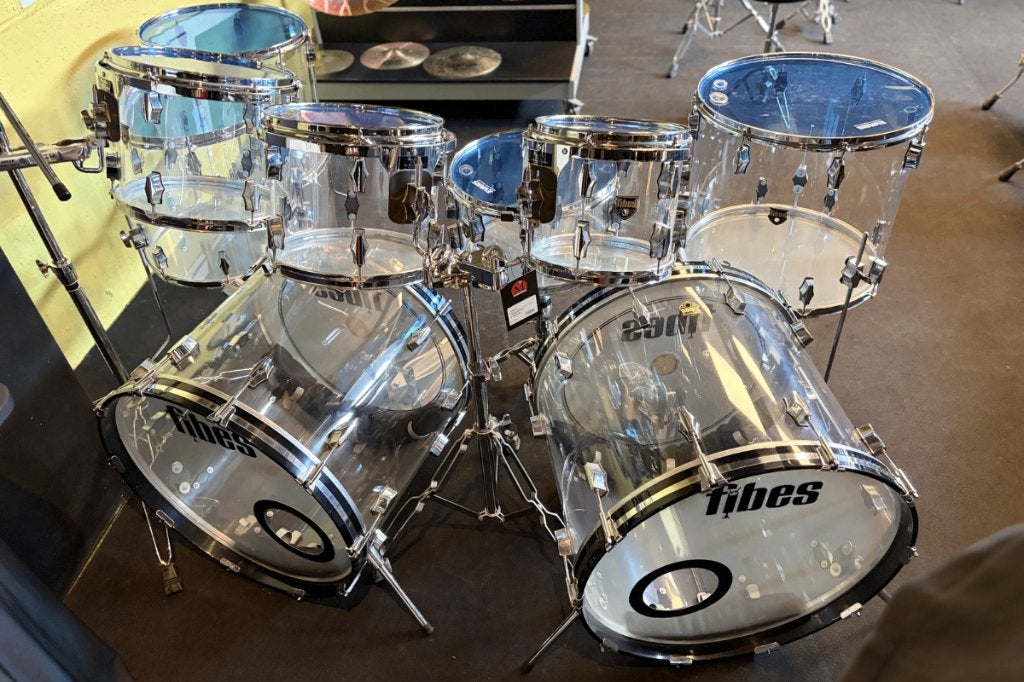 FIBES Crystalite (00s) 22" | 8-delig Clear, Muziek en Instrumenten, Drumstellen en Slagwerk, Ophalen