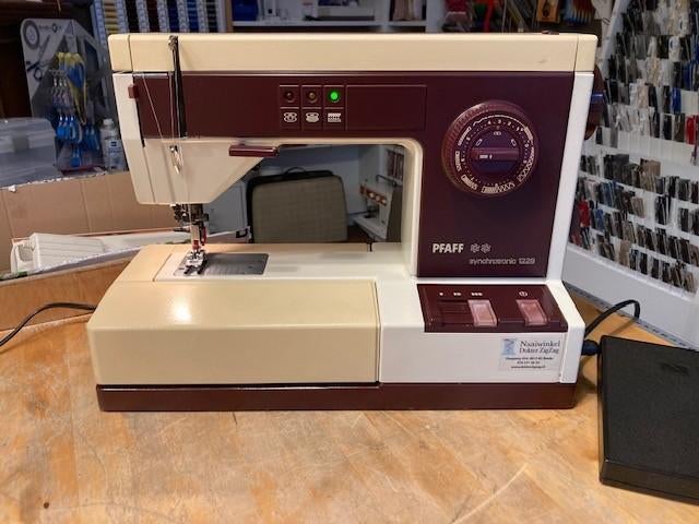 Pfaff Synchrotronic 1229 met dubbeltransport (idt), Ophalen of Verzenden, Gebruikt, Naaimachine, Pfaff