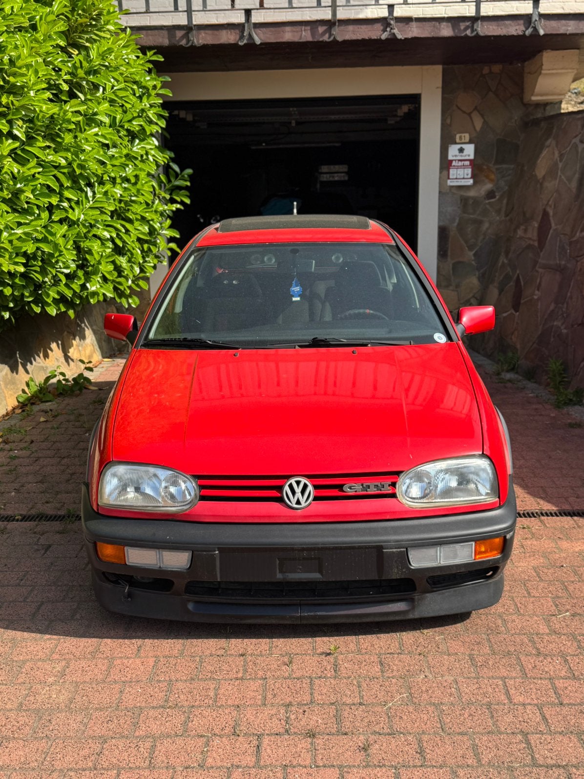 Volkswagen Golf 3 GTI, Auto's, Voorwielaandrijving, Stof, Zwart, 4 cilinders