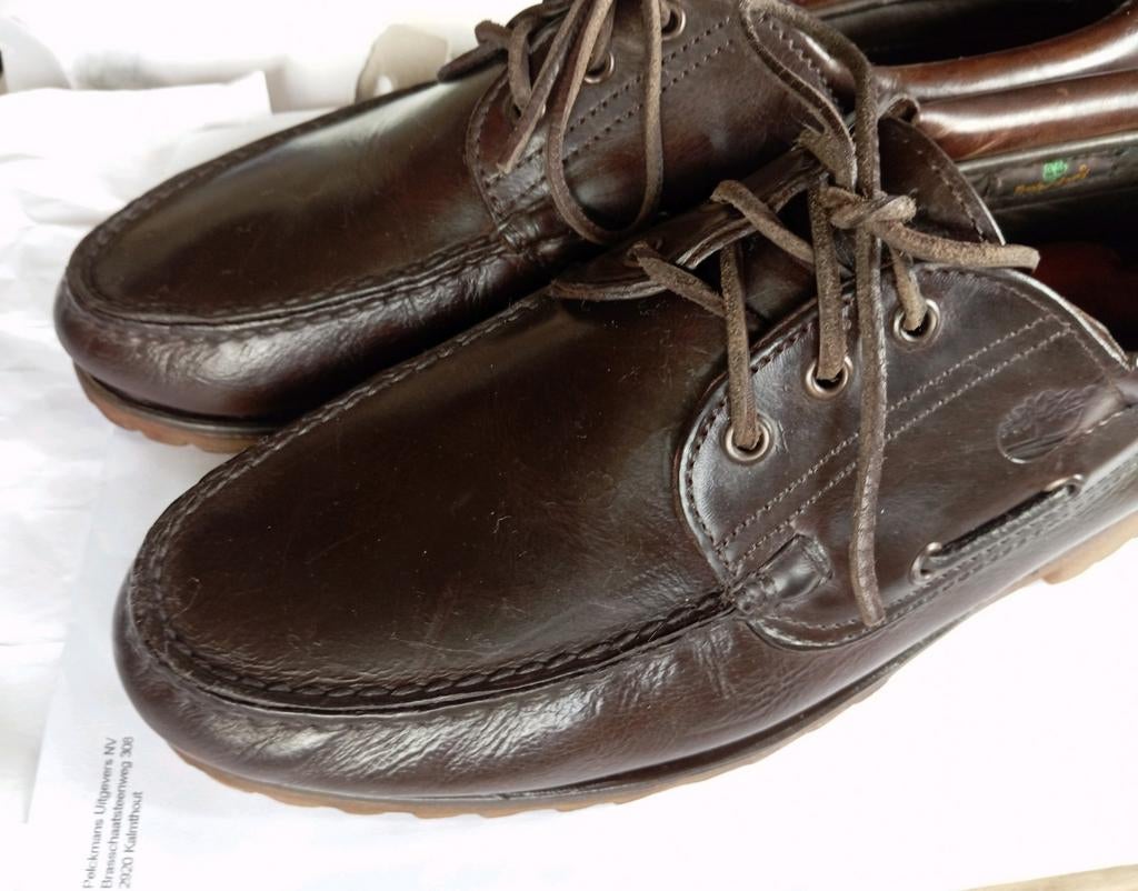 Timberland - Chaussures en cuir Dockside, taille : 12, Enlèvement ou Envoi