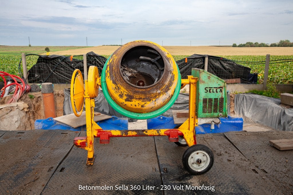 Lino Sella C40 betonmolen – 360 liter – 230 V – 1,5 kW, Ophalen, Gebruikt