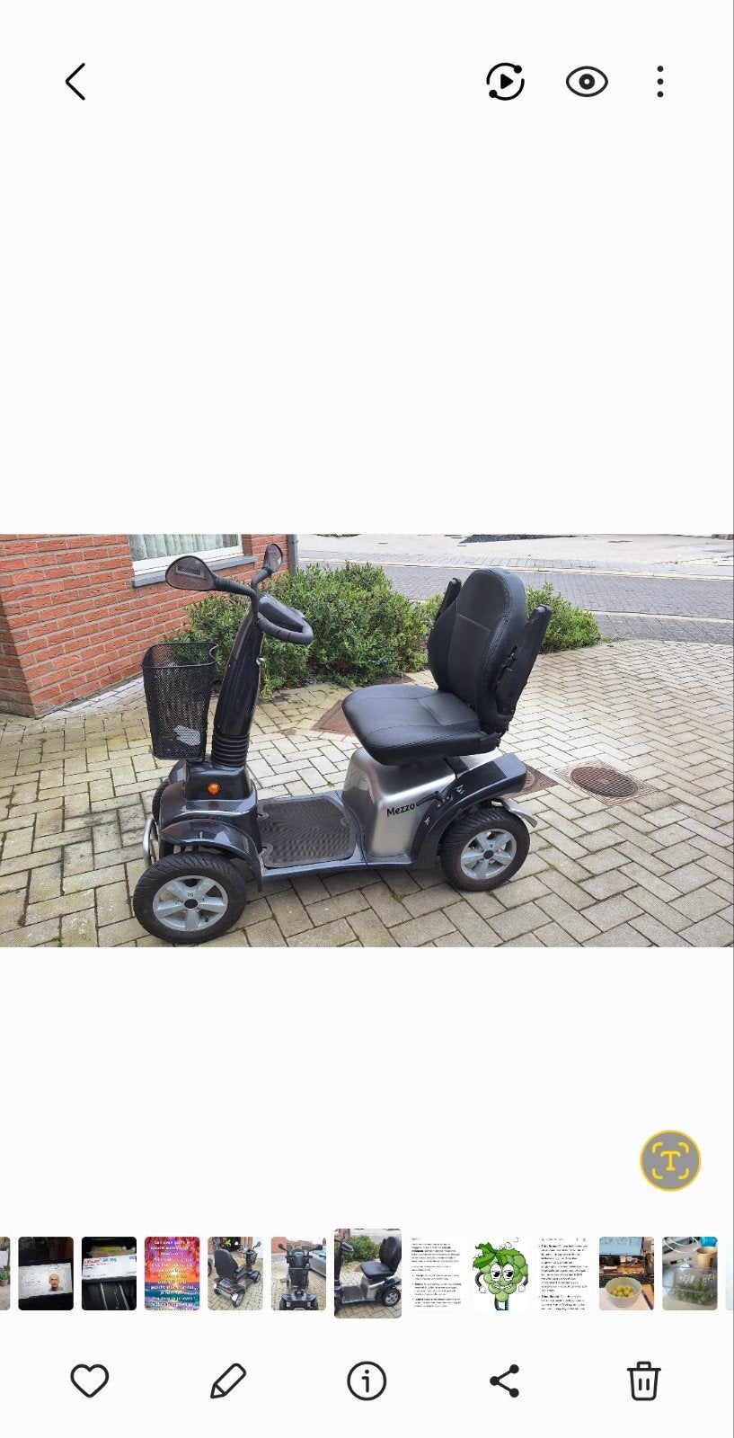 Brommobiel, Divers, Voitures sans permis & Scooters pour invalides, Enlèvement
