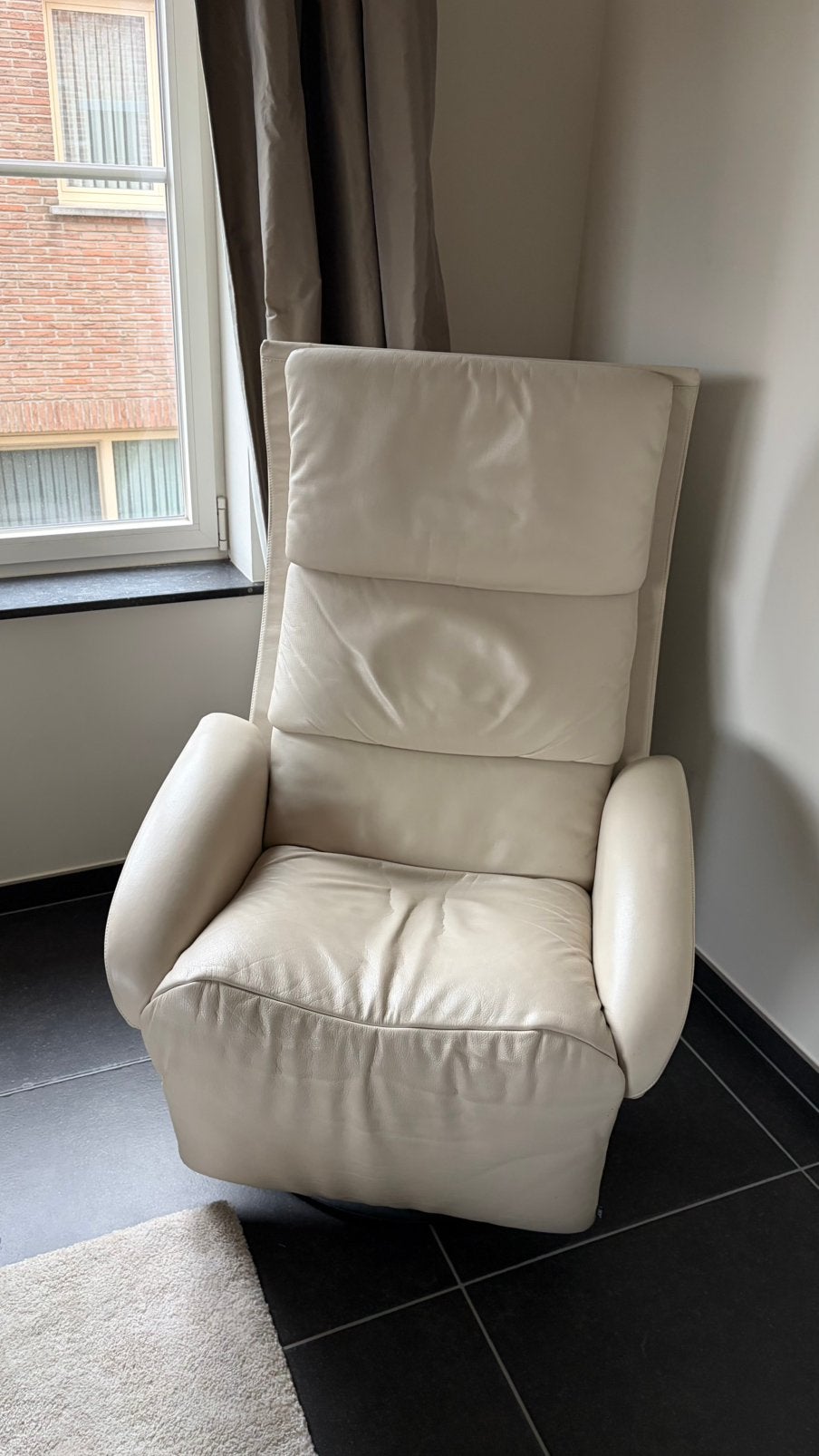 Jori Relax Modern design wit/creme, Huis en Inrichting, Ophalen, Zo goed als nieuw