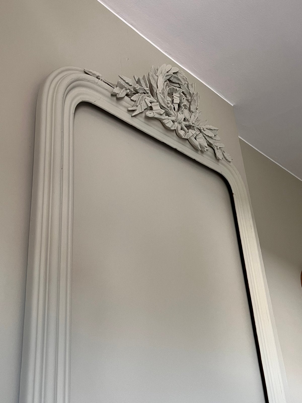 Gipsen kader spiegel ornament, Antiek en Kunst, Ophalen