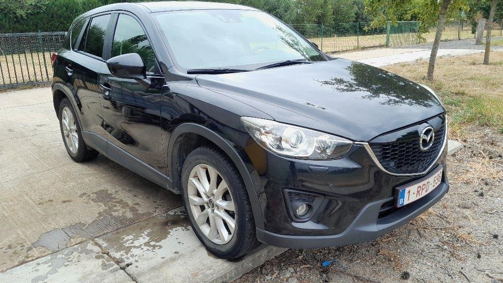 Mazda CX-5, Auto's, Mazda, Automaat, Navigatiesysteem, Zwart, Leder