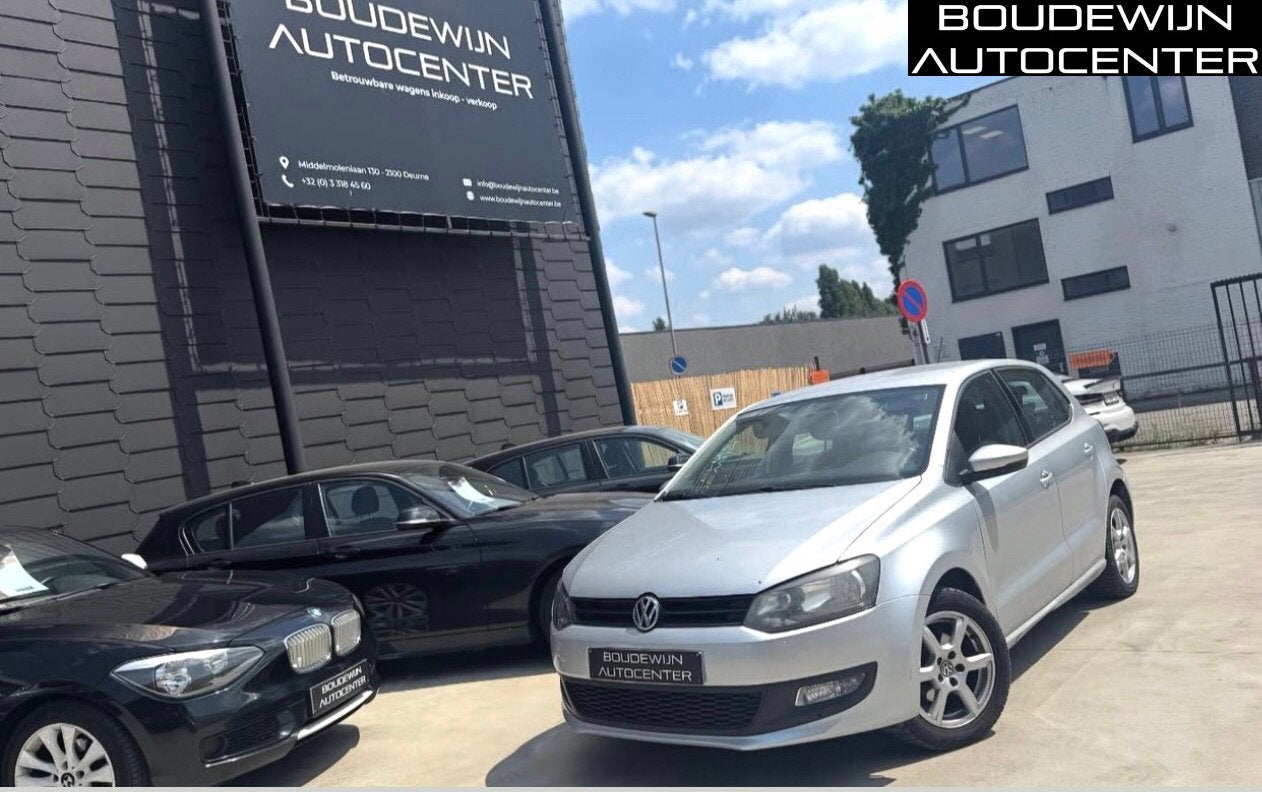 Volkswagen Polo 1.2Benzine 2011 155.xxxkm/Carplay,Android,.., Voorwielaandrijving, Stof, Zwart, Handgeschakeld