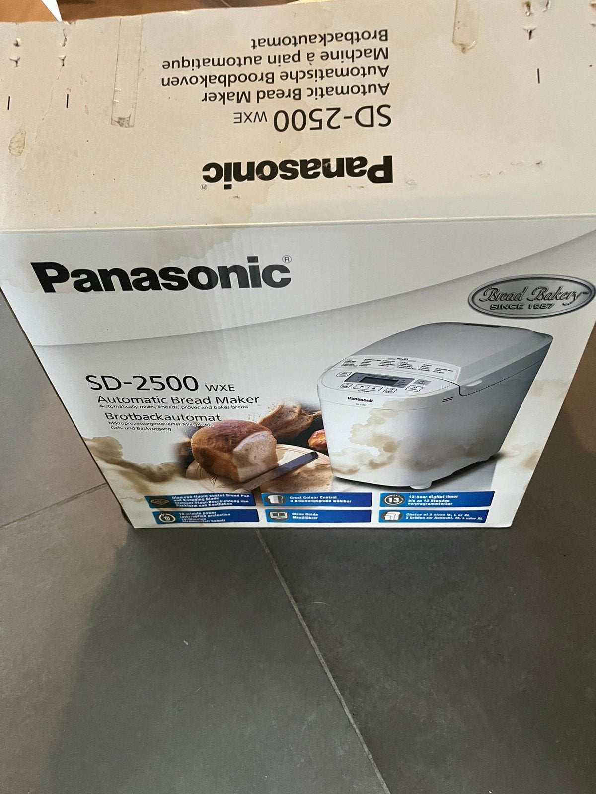 Broodbakmachine, Elektronische apparatuur, Ophalen, Zo goed als nieuw, Met timer, Kijkvenster