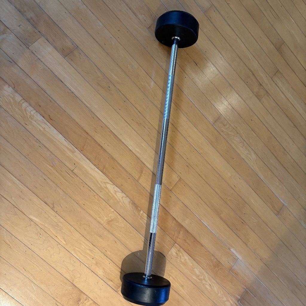 METIS BOXING fitnesshalter 30 kg – vaste halterstang, Sport en Fitness, Ophalen, Zo goed als nieuw, Armen, Halterset