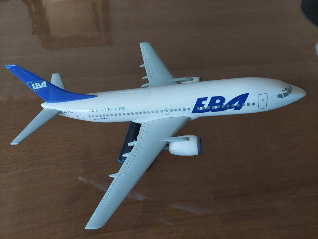 Boeing 737 - EBA - Eurobelgian Airlines, Verzamelen, Luchtvaart en Vliegtuigspotten, Ophalen of Verzenden, Nieuw, Schaalmodel