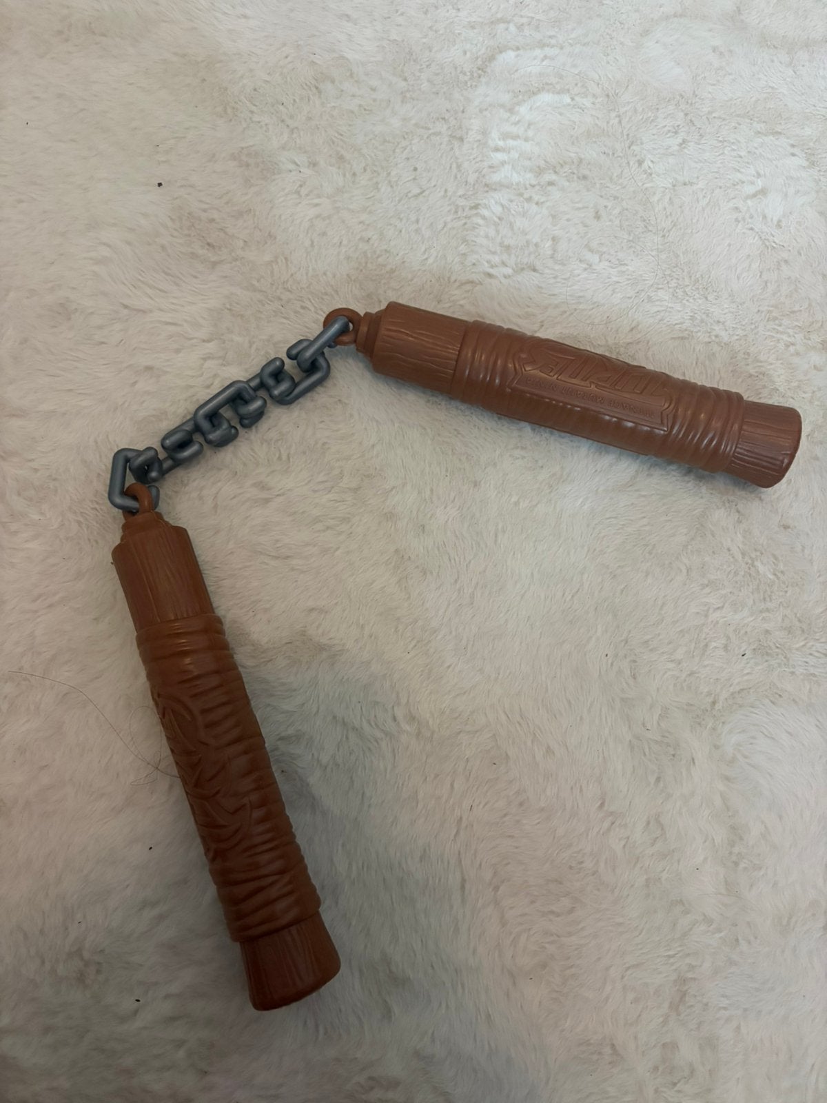 Ninia turtles speelgoed-nunchucks, Kinderen en Baby's, Speelgoed | Actiefiguren, Ophalen of Verzenden, Zo goed als nieuw