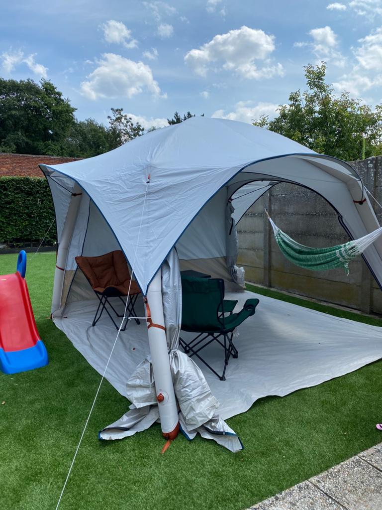 Dagtent Quechua air, Caravans en Kamperen, Tenten, Ophalen, Zo goed als nieuw