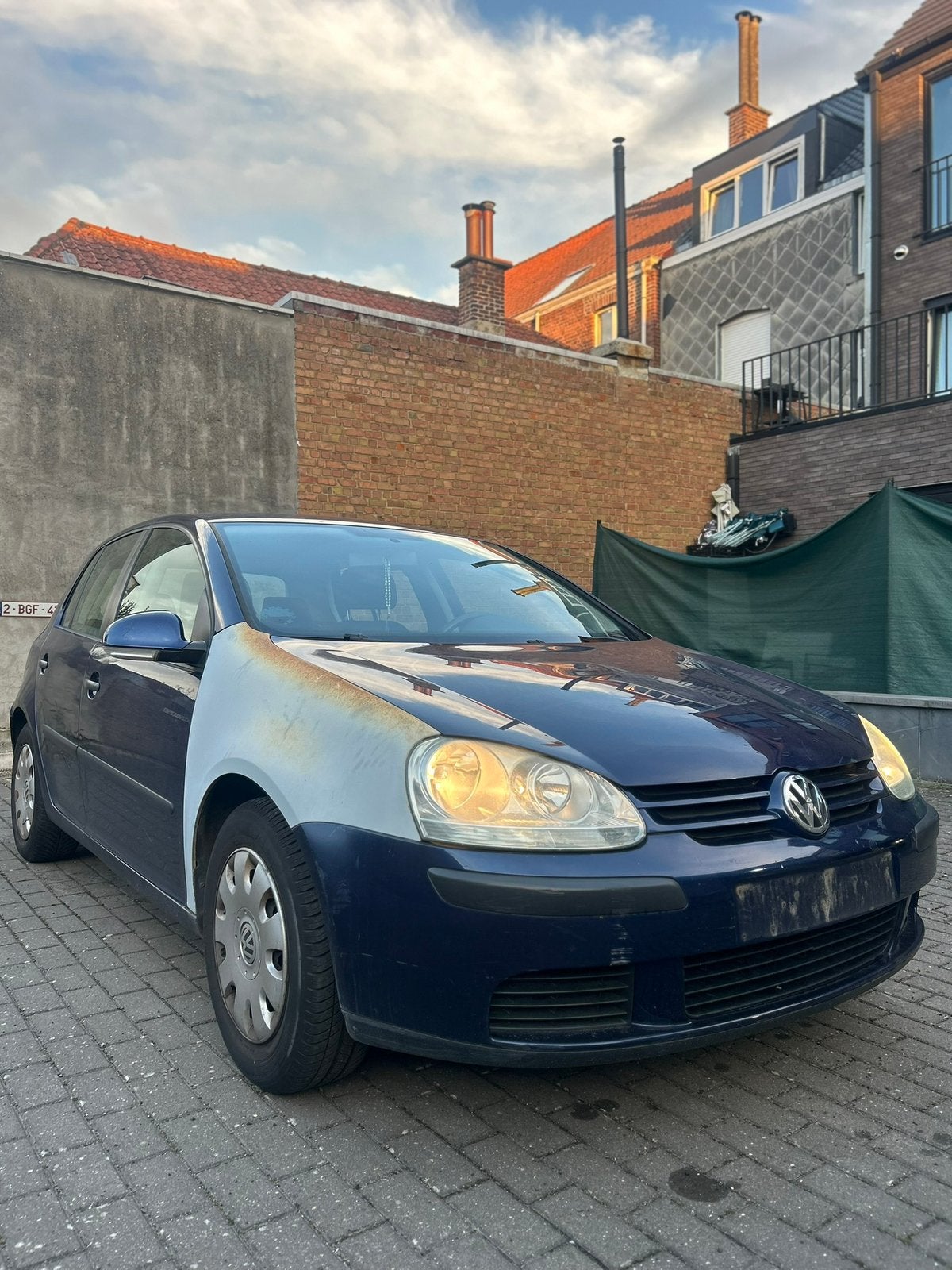Volkswagen Golf 5 1.4i, Auto's, Voorwielaandrijving, Stof, Blauw, Handgeschakeld