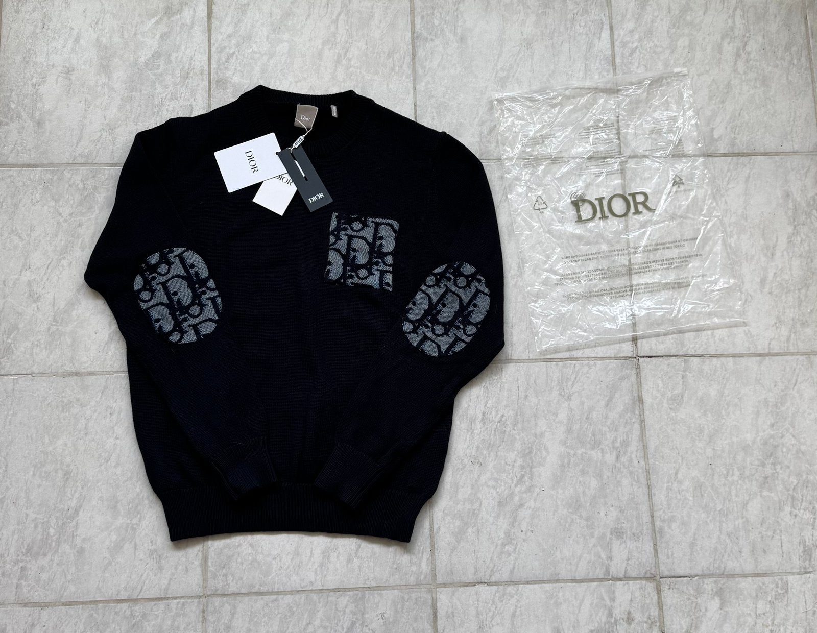 Dior trui maat L met factuur, Ophalen of Verzenden, Nieuw, Maat 52/54 (L), Blauw