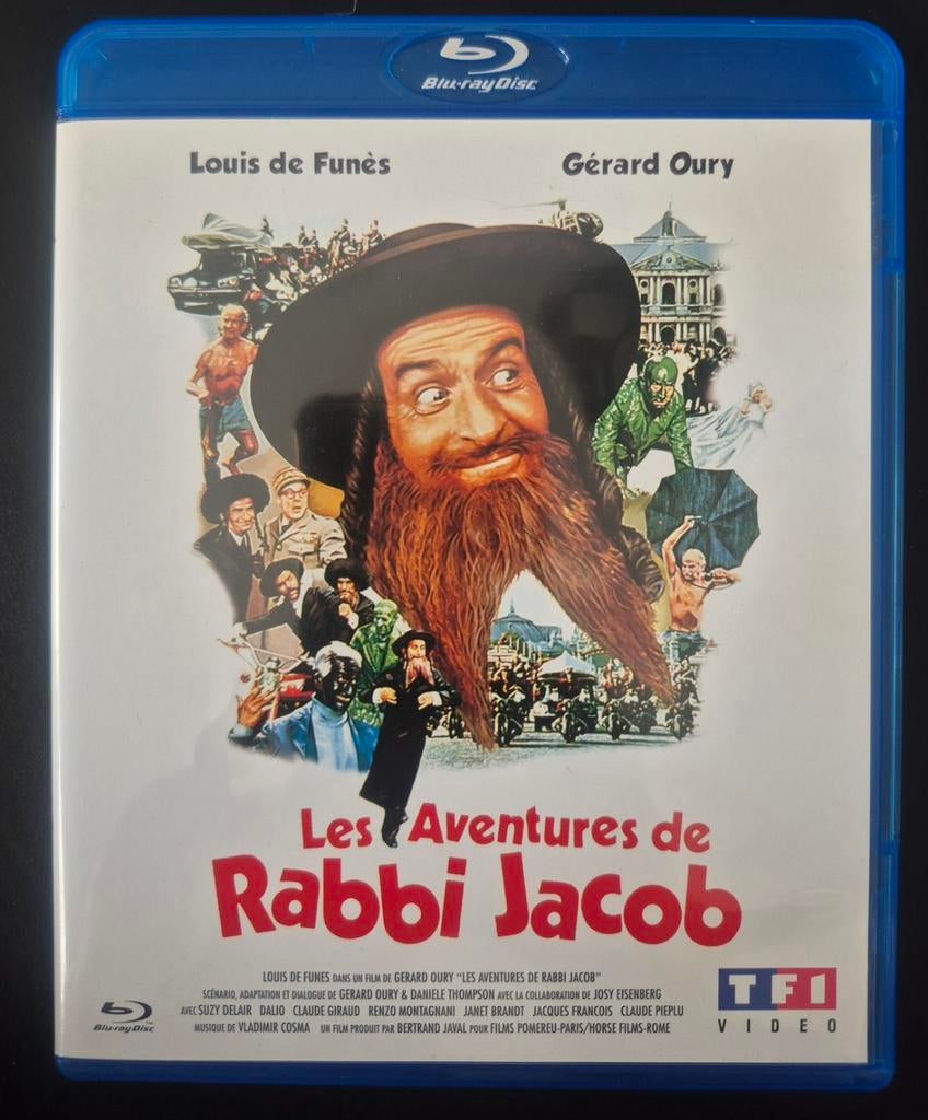 Blu-ray De avonturen van Rabbi Jacob (Louis de Funes), Cd's en Dvd's, Ophalen of Verzenden
