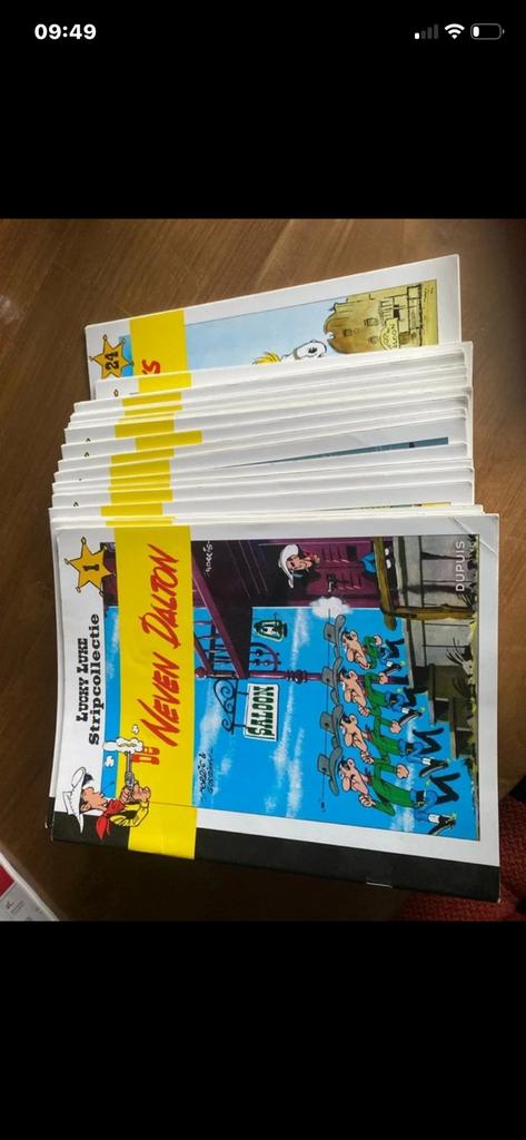 Bundel van 24 strips van lucky luke, Complete serie of reeks, Ophalen of Verzenden, Zo goed als nieuw, Europa