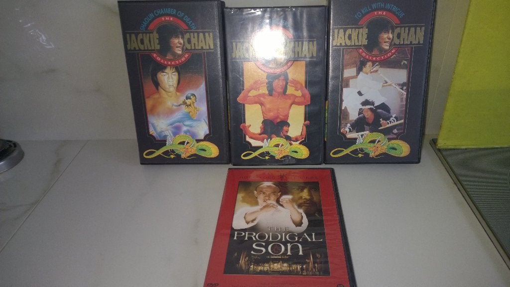 Kung - Fu: Jackie Chan Collection & Prodigal Son, Ophalen of Verzenden, Zo goed als nieuw, VHS