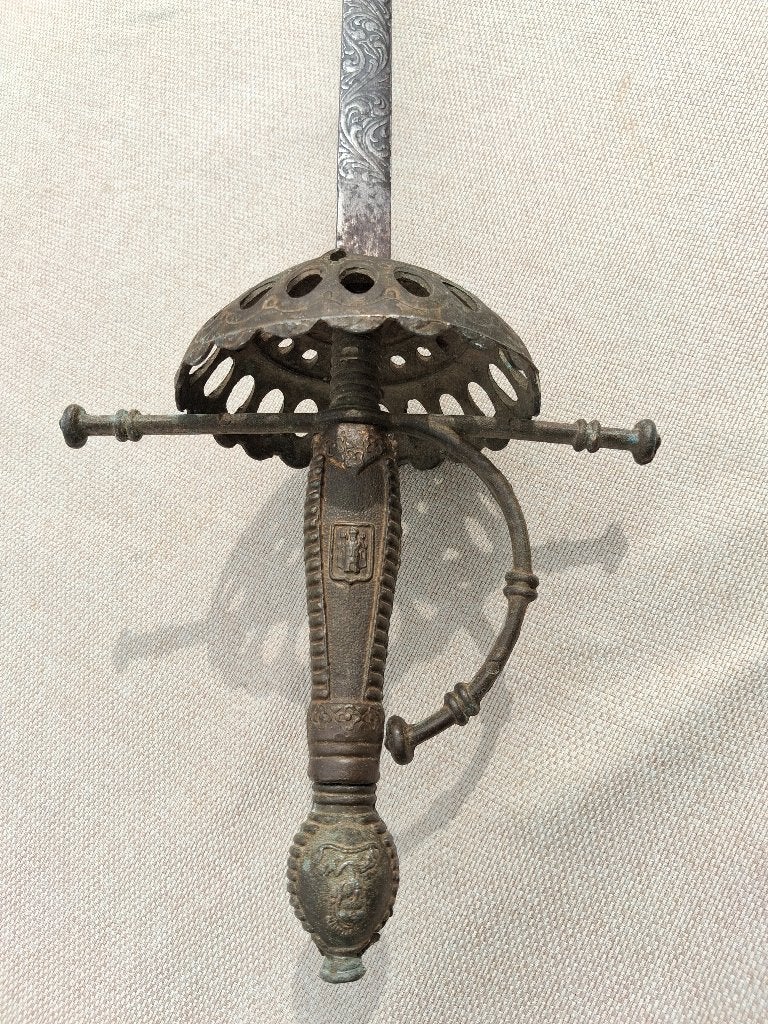 Mooie replica van middeleeuwse degen, Verzamelen, Ophalen of Verzenden, Landmacht, Zwaard of Sabel