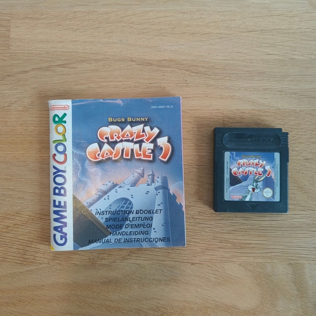 Bugs Bunny Crazy Castle 3 Game Boy, 1 speler, Ophalen, Gebruikt, Avontuur en Actie