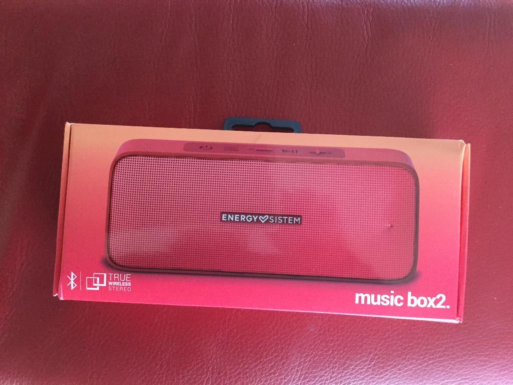 speaker  van het merk Energy Sistem Music Box 2 Cherry, Ophalen of Verzenden, Nieuw
