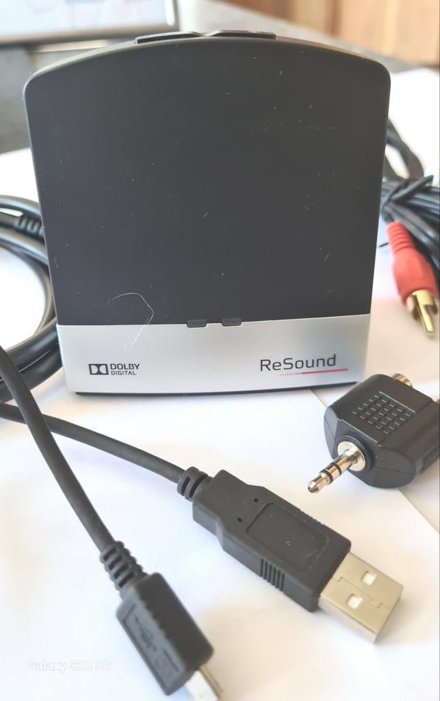 Tv streamer voor RESOUND hoortoestellen, zo goed als nieuw,, Enlèvement