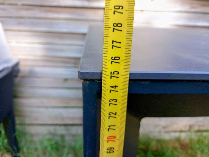 Tuintafel, Tuin en Terras, Tuintafels, Zo goed als nieuw, Rechthoekig, Overige materialen, Ophalen