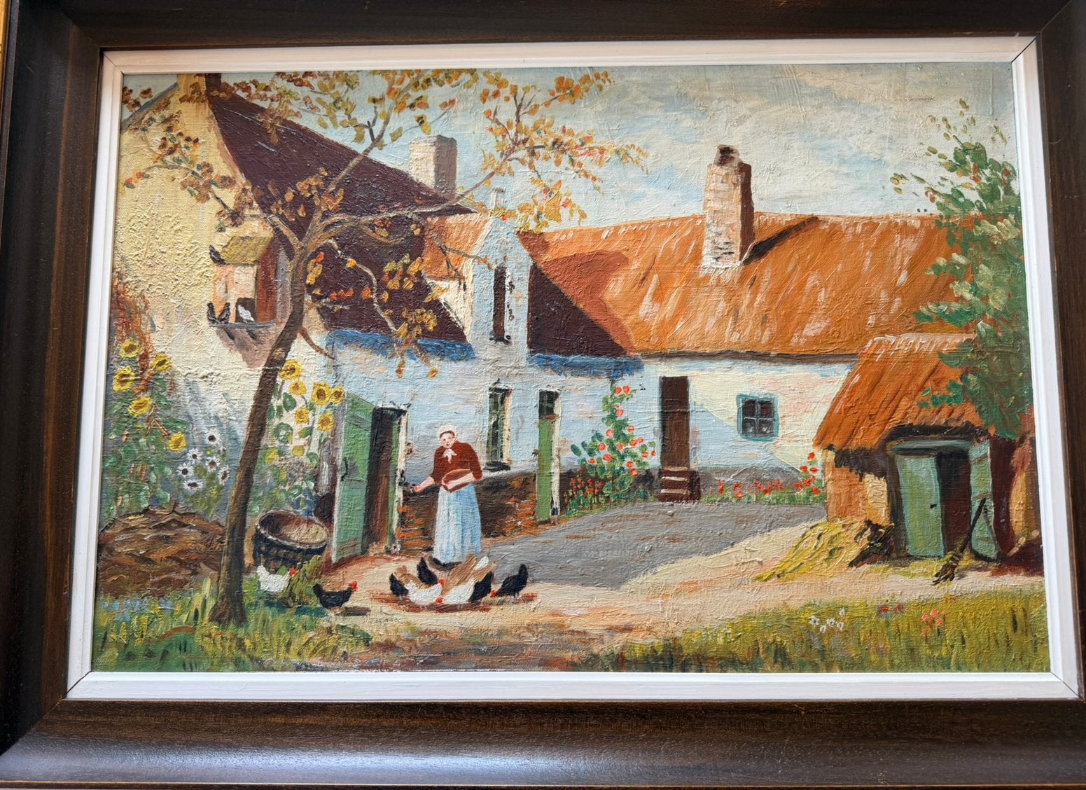 Peinture très colorée, Enlèvement, Paysage urbain / rural