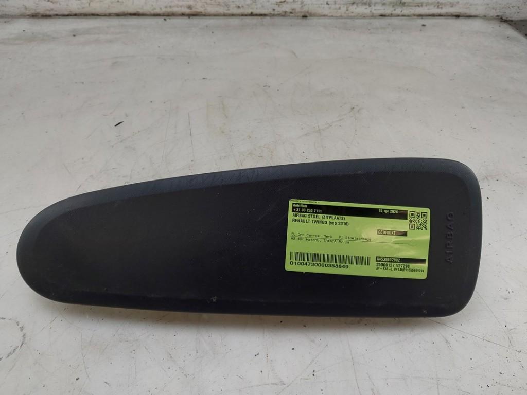 AIRBAG SIEGE Twingo III (AH) (|A4538602002|985H13367R|), Autos : Pièces & Accessoires, Dhr. J. Ham, Renault, Administratie@autoham.nl
