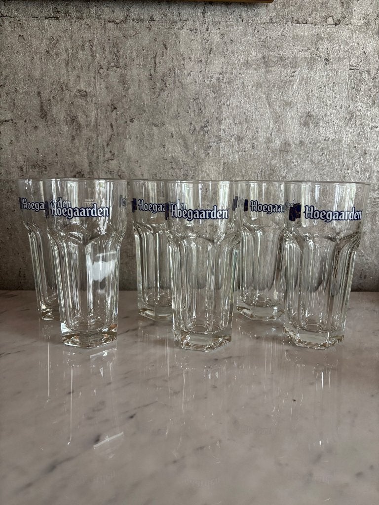 Hoegaarden glazen, Verzamelen, Ophalen of Verzenden, Zo goed als nieuw, Bierglas