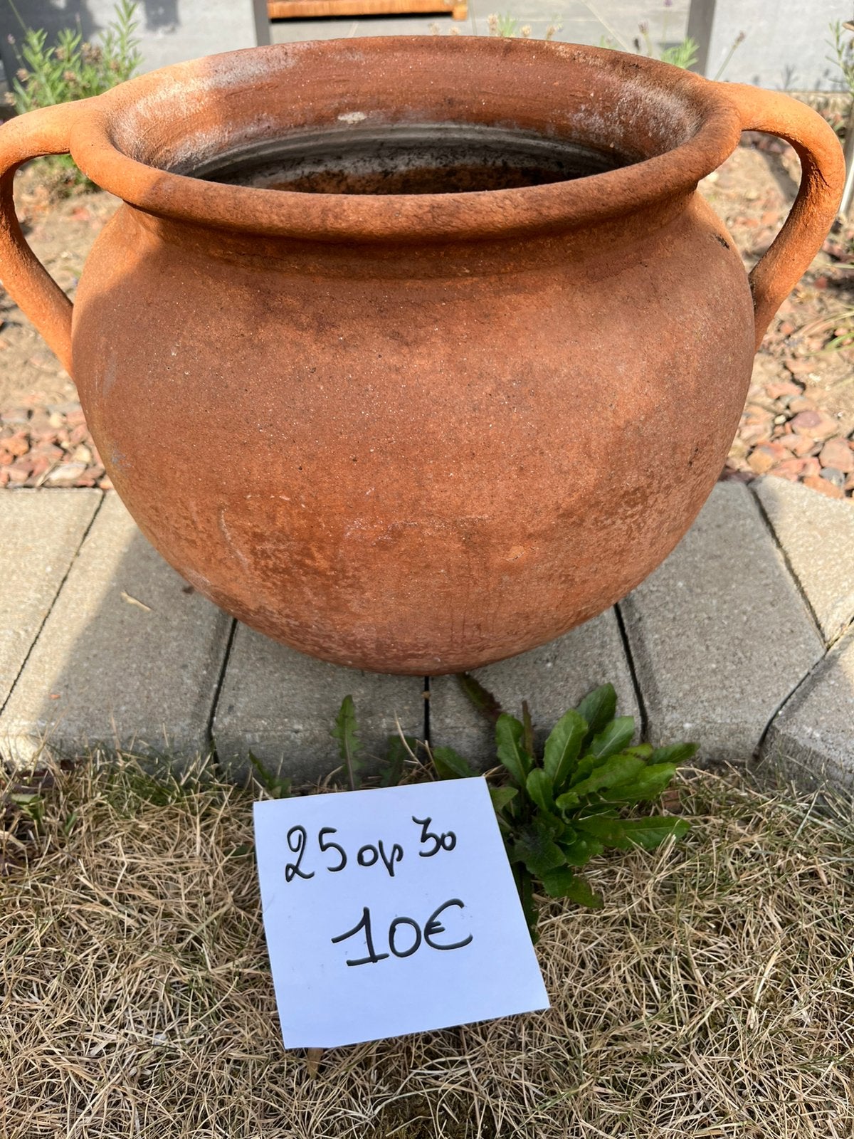 Terracotta bloempotten en bloempotten, Tuin en Terras, Ophalen, Zo goed als nieuw, Terracotta